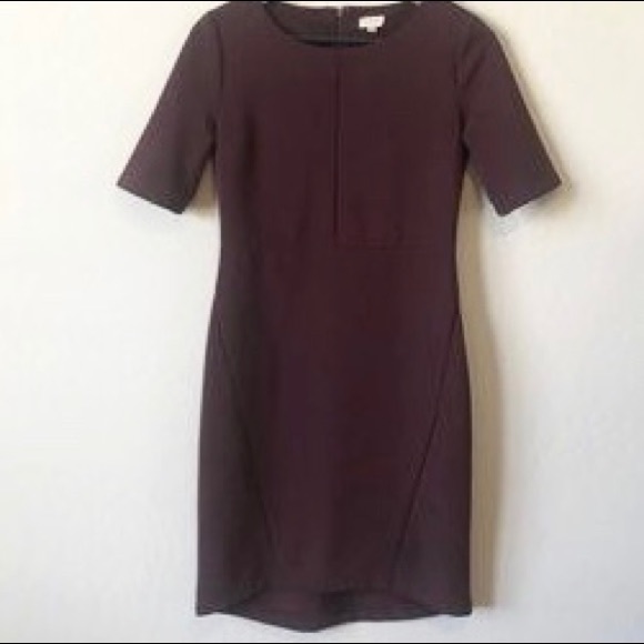 Cremieux Elda Eggplant Sheath Dress Size S - Picture 2 of 5
